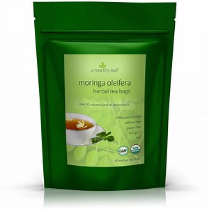 Moringa Tea: 30x Organic Tea Bags Per Pack of Moringa Leaf Tea