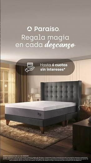 Regala magia en cada descanso #colchonesparaiso