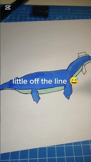 drawing a shiny Nessie from fisch