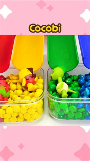 Rainbow M&Ms Pool for Baby!🌈 #shorts