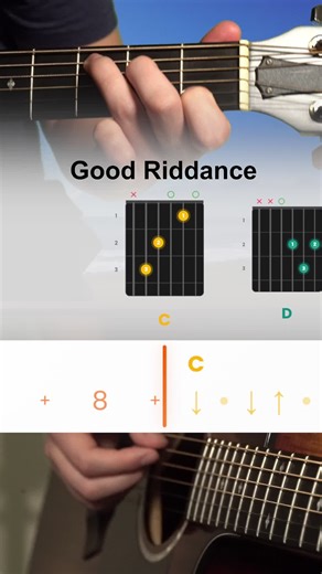 POV: learning Good Riddance by Green Day on guitar 🎸 Full song - link in bio