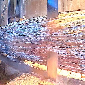 41K views · 296 reactions | Close up giant log sawmill process | Sawmill & Woodworking | Facebook