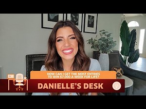 How can I get the most entries to win $7,000 A Week For Life?