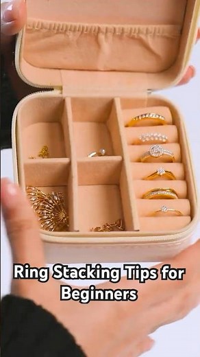 Ring Stacking Guide 101 #stackingrings​ # goldstackingrings​ #diamondstackingrings #ring #dailywear