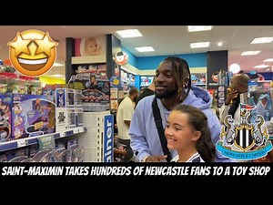 Allan Saint-Maximin’s INSANE Newcastle United toy shop vlog !!!!