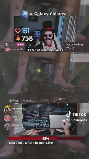 Osu Game Highlights: Building to 1000PP