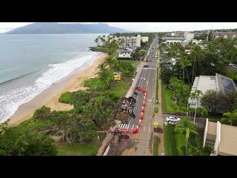 March 18, 2026 Footage of Kihei, Maui post-Kona Low Storm