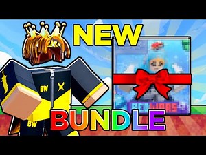Using The NEW OVERPOWERED Krystal Kit In Roblox Bedwars (NEW HOLIDAY BUNDLE🔥)