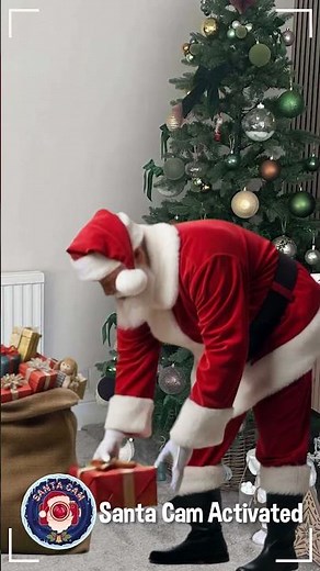 The real santa claus caught on camera