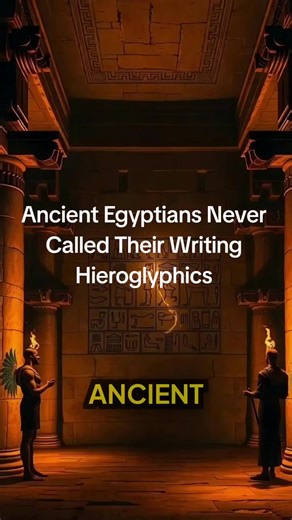 Ancient Egyptians Never Called Their Writing Hieroglyphics hieroglyphics, ancient Egypt, Egyptian writing, Greek language, mdw ntr, Egyptian culture, linguistics #AncientEgypt #Hieroglyphics #EgyptianHistory #LanguageFacts #HiddenTruths