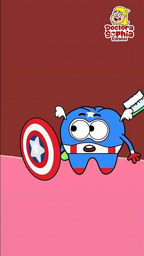 Kids Learn To Brush Teeth | Superhero Tooth vs Hacky Baby | Healthy Habits | Kids Songs #shorts