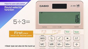 Learn how to round off numbers easily using the Round Selector function. Watch the Sixth Episode of our Heavy Duty Series and then learn about other convenient functions and keys on our website⇒https://www.casio-intl.com/asia/en/calc/use/movie_1/?topics | CASIO Calculators Global