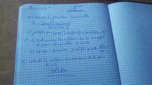Mathématiques en 3ème : Exercices et Justifications