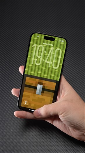 Turn your iPhone into a Minecraft Chest! 📦#setup #clean #iphonecustomization #fyp #viral