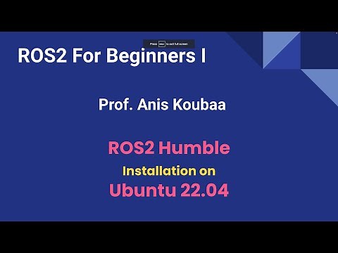 ROS2 Humble Installation Made Easy: A Step-by-Step Guide for Beginners.