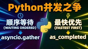 每天一个Python知识点之异步编程进阶：彻底搞懂 asyncio.gather 与 as_completed 的区别