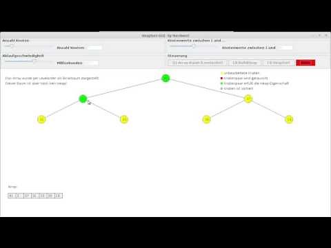 HeapSort - Der Sortieralgorithmus mit Animation