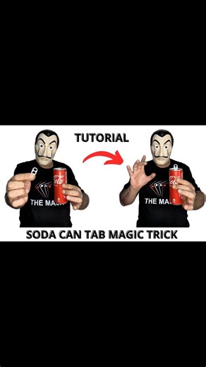 24K views · 407 reactions | Soda Can Tab Magic Trick Tutorial 彩 #magic #tricks #magician #foryou #magictricks | The Mask Magic Tricks Revealed | Facebook