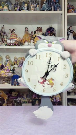 Disney Store Japan Cinderella Lucifer Wall Clock Collection
