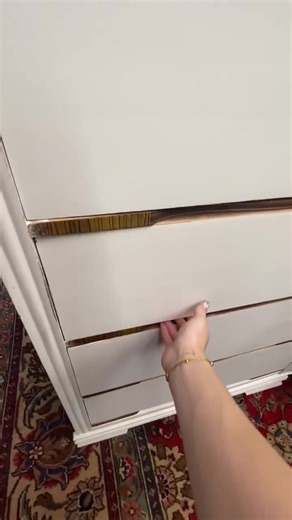 Sarah - Vintage Art Deco Dresser I Painted in Soft White - Etsy