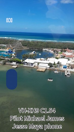 WARNING: This video contains footage which may disturb some viewers. Footage from the deadly Sea World helicopter crash has been released to a coronial inquest in Brisbane. Chief pilot Ashley Jenkinson, UK couple Ron and Diane Hughes, and NSW tourist Vanessa Tadros died when the two choppers collided over the Gold Coast in January 2023. This footage shows the moments just before impact. The ABC has chosen not to share graphic footage, so we don't cause further distress. The clip was filmed by Je