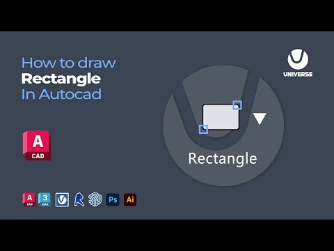 AutoCAD 2D Course Chapter-1 ( Lesson-5 ) I How to use Rectangle tool in AutoCAD