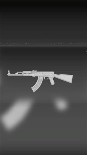 AK 47 in 3ds max #3dsmaxtutorial #shortsviral