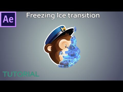 How to make freezing ice transition in After Effects - 58