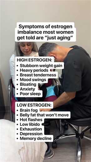 Estrogen affects far more than your menstrual cycle… It impacts the brain, metabolism, bones, sleep, nervous system, skin, cardiovascular health, and body composition. Which is why estrogen imbalance can show up in ways many women never connect back to hormones. When estrogen is too high relative to progesterone, I commonly see: ➡️ Heavy or painful periods ➡️ Fibroids or endometriosis ➡️ Breast tenderness ➡️ Water retention and bloating ➡️ Mood swings and anxiety ➡️ Weight gain resistant to diet