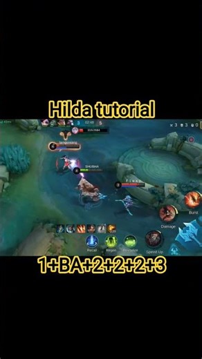 Hilda tutorial combination #mlbb