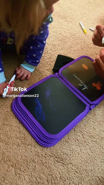 Doodle book is great for travel!!!! My 2 year old and 10 year old loves it. Just clean it and let the fun start all over again #doodlebook #kidscoloring #kidstoys #restocksale #tiktokshoprestock