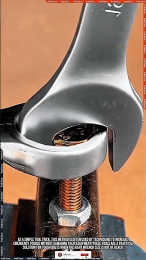 Double Wrench Tool: Emergency Torque Stripped Bolt Tools Innovation #tool #tools #innovation
