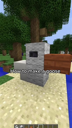 Creative Minecraft Goose Build Tutorial