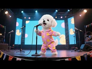 Baby Puppy Singing Dream 🎶 Mom Dog’s Love, Hard Practice and the First Trophy 🏆