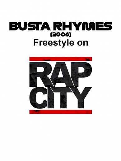 Busta Rhymes Freestyle on Rap City: The Basement (2006)