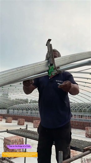Raising the Frame: How Manual Tools Build Greenhouse Skeletons