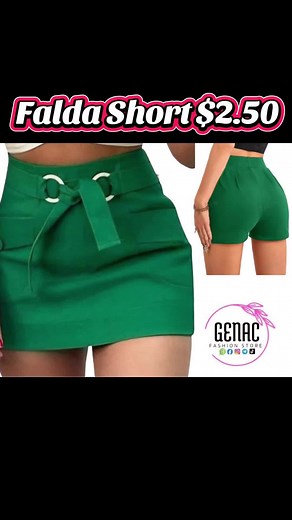 Stylish Falda Short for Just $2.50