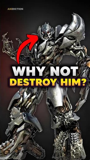 Why was Megatron's body dumped into the ocean? #megatron