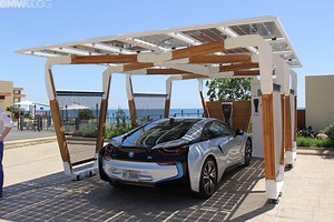 BMW Designworks Solar Carport and BMW i Wallbox Pro