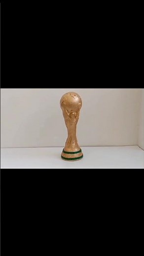 DIY FIFA World Cup Trophy with Cardboard & Paper | Easy Home Craft