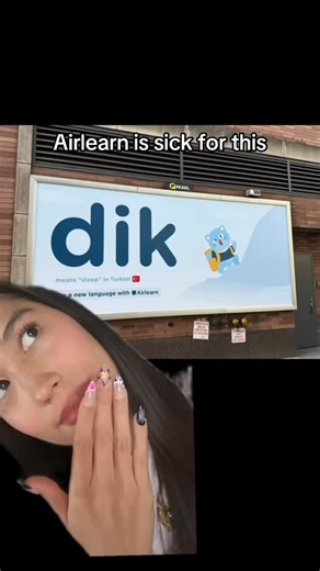 Language Explorer on Instagram: "Airlearn has too much confidence for my liking. 😭🔥 #learnlanguages #languagelearning #billboard #newyork"