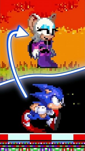 Why Does ROUGE Look Like This?! 😳🦇 Prime Rouge | Sonic 3 A.I.R. mods Shorts #sonicshorts