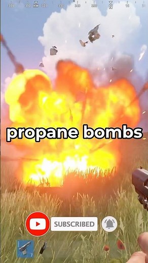 How Many Propane Explosives to Break Each Wall in Rust #rust #rustraid