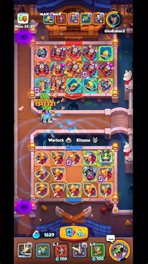 Rush Royale; Play Dungeon's Floor no 12 😱😱😱. End wave 🤯🥶🤯