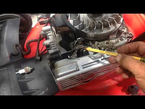 Briggs-Stratton 7.25EX engine, automatic choke tutorial.