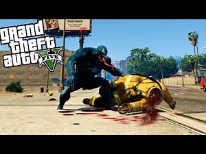 VENOM SE ALIMENTA DE HUMANOS | NUEVOS PODERES GTA 5 MOD VENOM