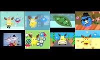 Mix of 8 videos from youtube : 8 Moose and Zee Songs played at the same time V2