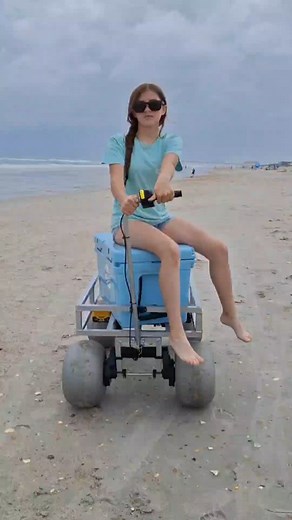 ⚡️🈲️⚡️ Electric Slide mode: Activate The only genuine electric beach wagon, made in the US, shipped worldwide. #thebeachmule #thebeachmule.com #electric #drift #sandslayer #usmade | Beach Mule