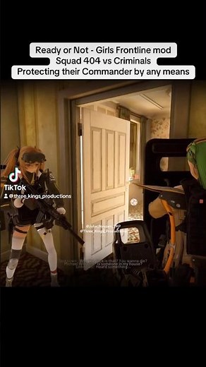 Ready or Not: Girls Frontline mod. Squad 404: UMP45, UMP9, HK416, HK417/G28 & G11 vs Criminals!
