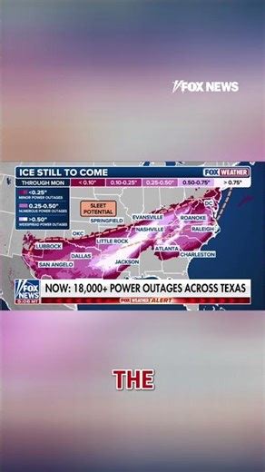 NEW: 18,000+ POWER OUTAGES across Texas as Winter Storm begins #foxnews #news #us #fox
